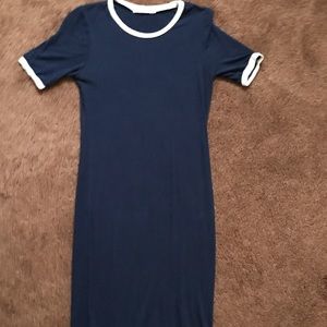 Long Navy Dress